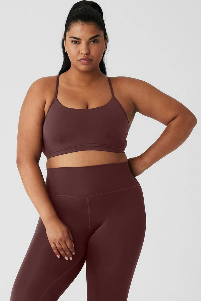 Alo Airlift Intrigue Bra - Cherry Cola 5