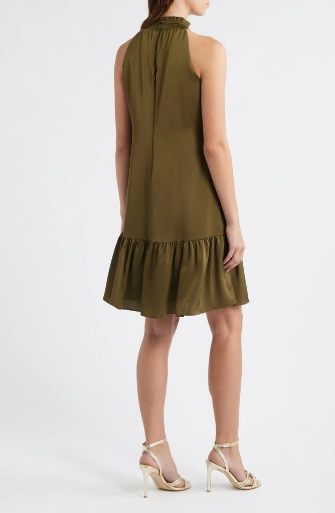 Vince Camuto Ruffle Hem Satin Dress 2