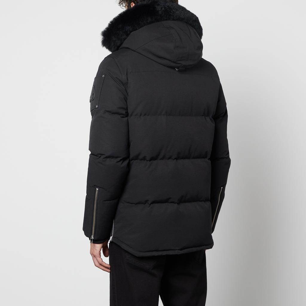 Moose Knuckles Moose Knuckles 3Q Shearling-Trimmed Nylon and Cotton-Blend Down Coat