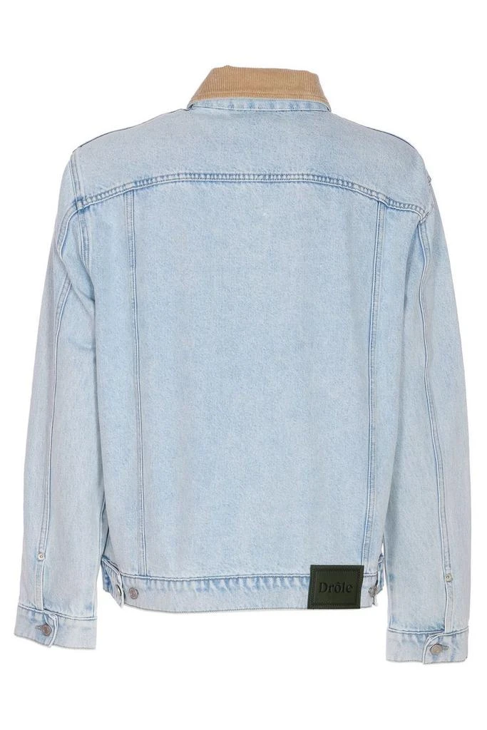 Drôle de Monsieur Drôle de Monsieur Logo Patch Denim Jacket 2