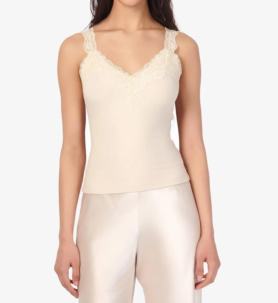 CAMI NYC Lani Rib Knit Tank Top In Bone 1