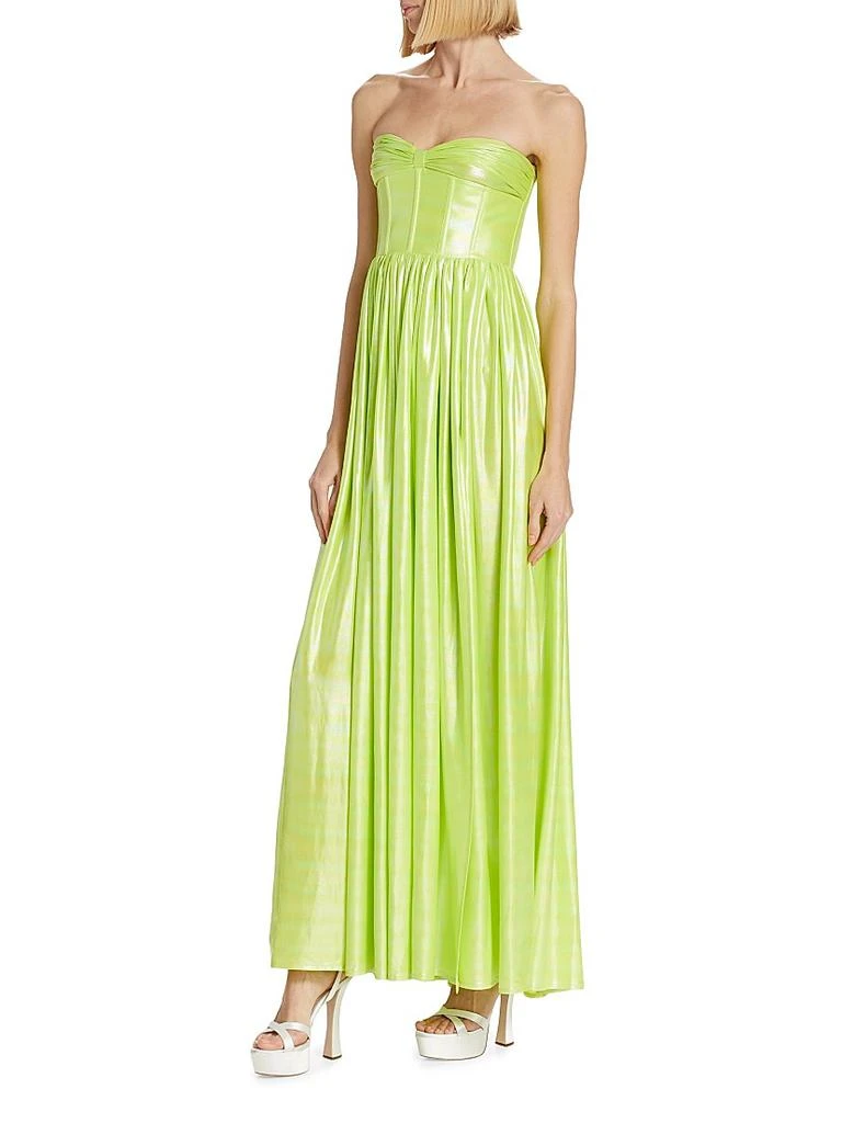 BRONX AND BANCO Florence Strapless Metallic Gown 4
