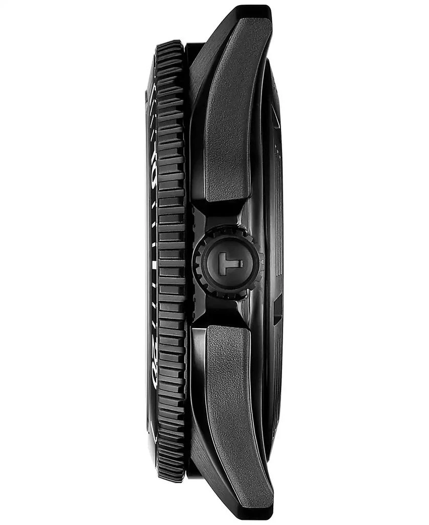Tissot Men's Swiss Automatic Seastar 1000 Powermatic 80 Black PVD Stainless Steel Bracelet Watch 40mm 3