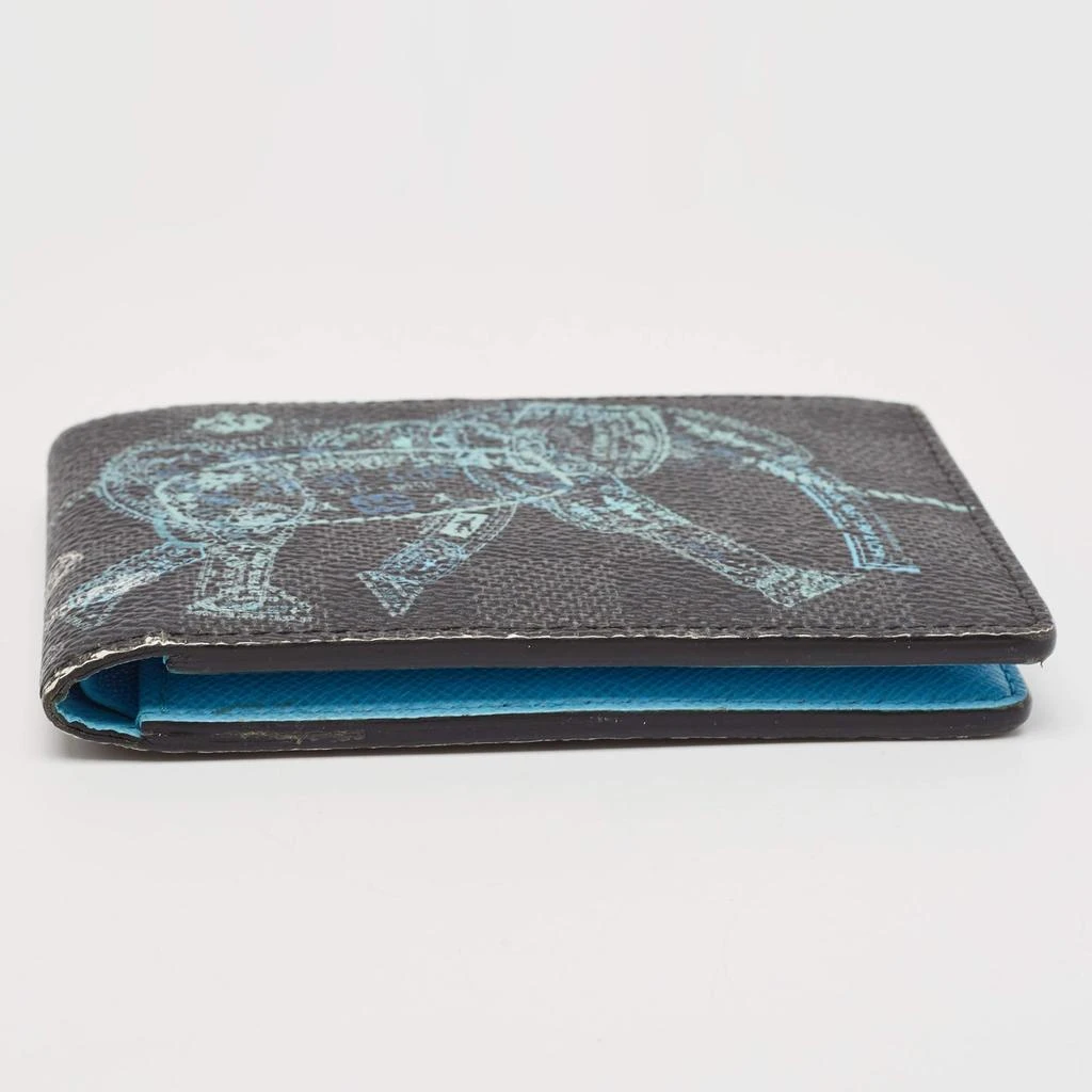 Louis Vuitton Louis Vuitton Damier Graphite Canvas Animal Slender Wallet 8