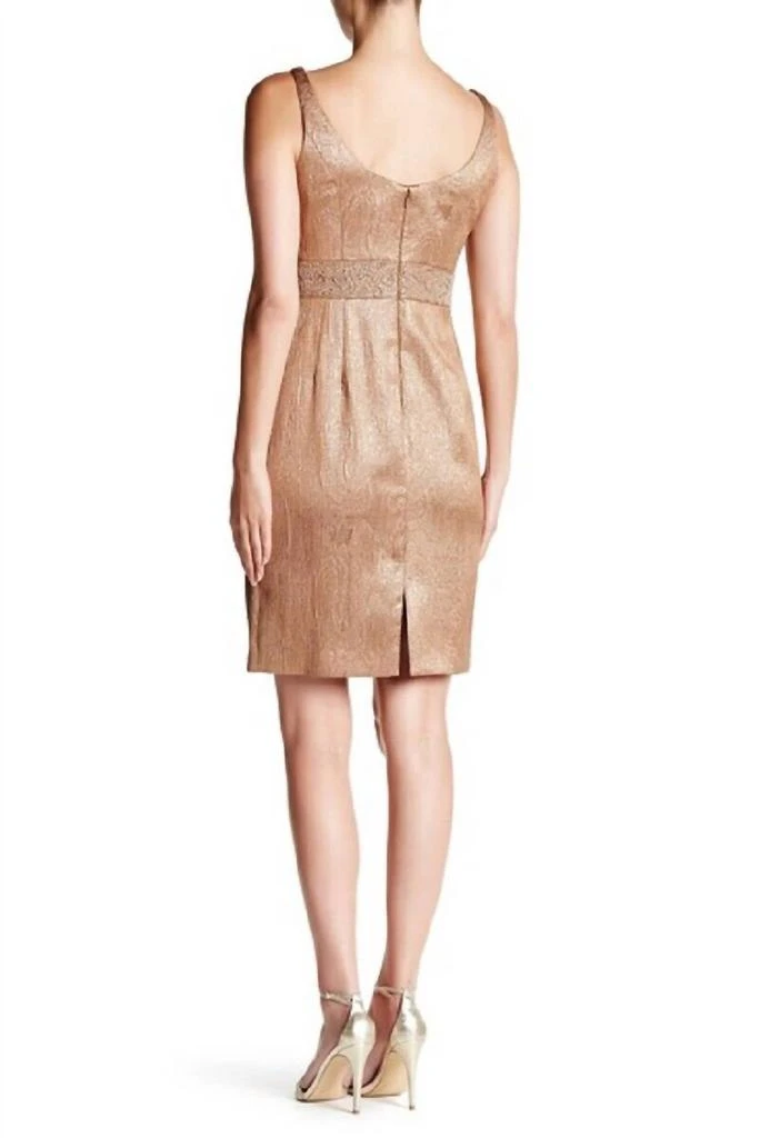 Carmen Marc Valvo Carmen Marc Valvo - Jacquard Sheath Midi Dress 2