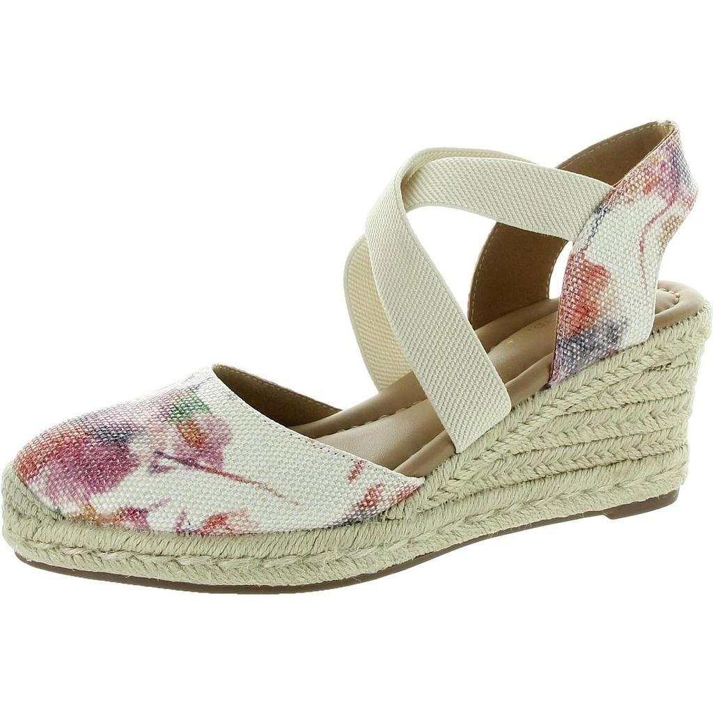 Easy Spirit MEZA Womens Leather Suede Wedge Sandals 5