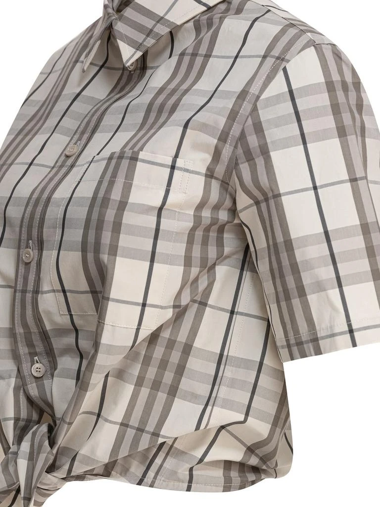 Burberry Burberry Cropped Checked Shirt 4