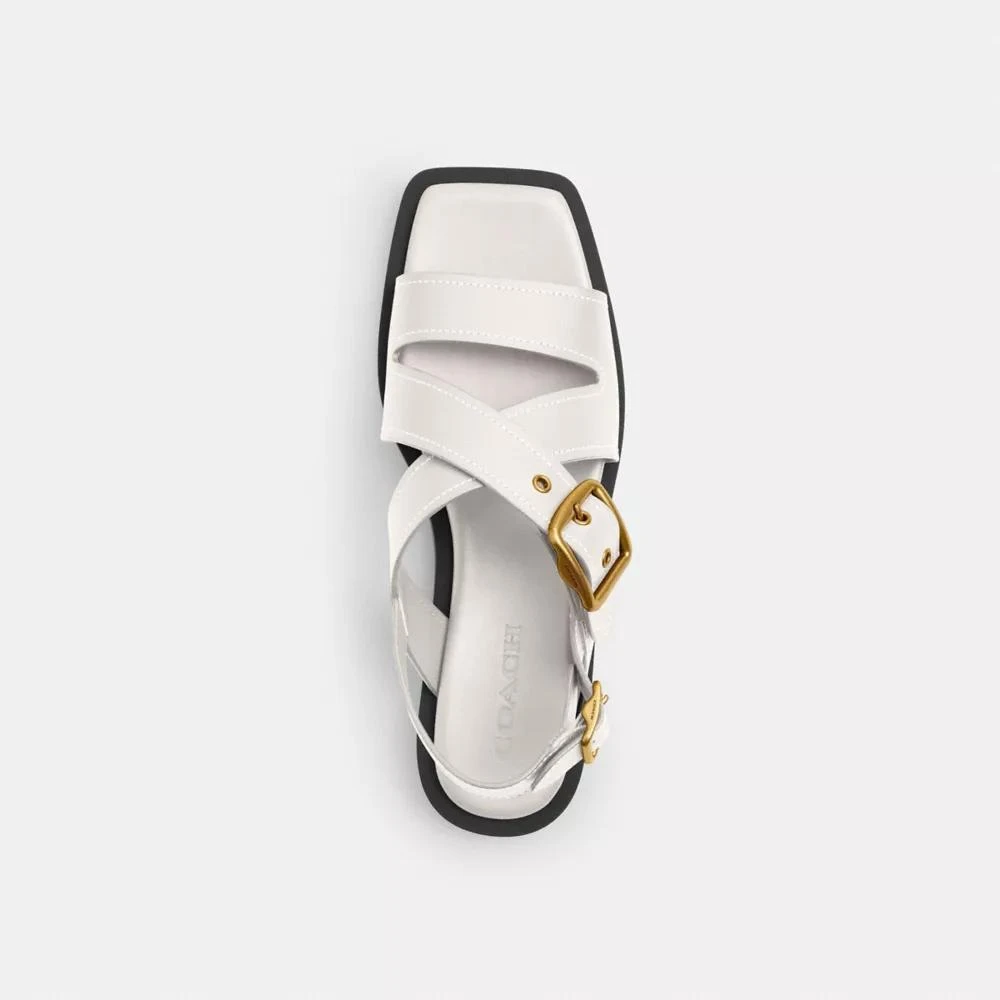 Coach Archival Buckle Flat Sandal 4