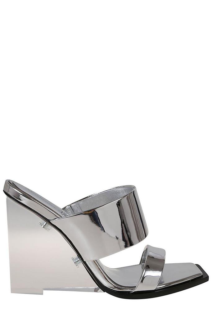 サンダル・ミュール ALEXANDER MCQUEEN SEAL LEATHER FLAT SANDALS ALEXANDER MCQUEEN - Seal Leather Flat Sandals Alexander McQueen