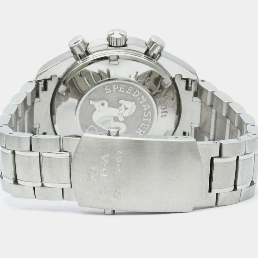 Omega Omega Black Stainless Steel Speedmaster 3210.50 Automatic Men's Wristwatch 39 mm 3