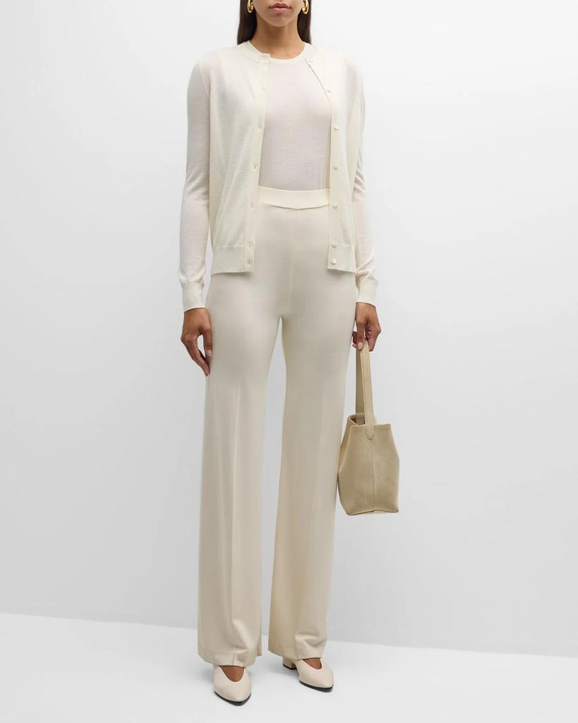 Neiman Marcus Cashmere Crewneck Cardigan 2