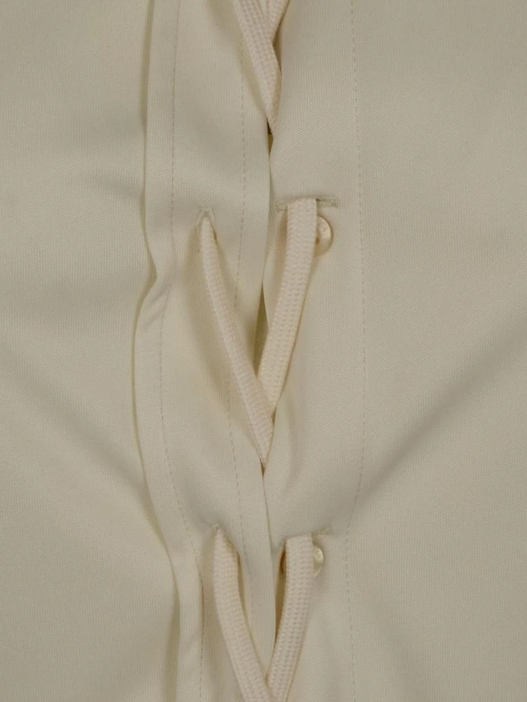 Balenciaga Balenciaga Collared Lace-Up Shirt 3