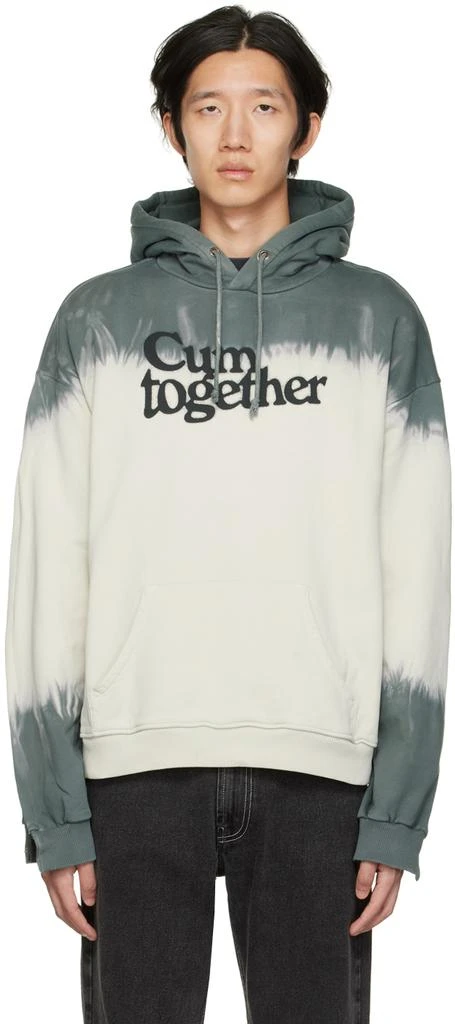 Carne Bollente Gray & Off-White Cum Together Return Hoodie 1