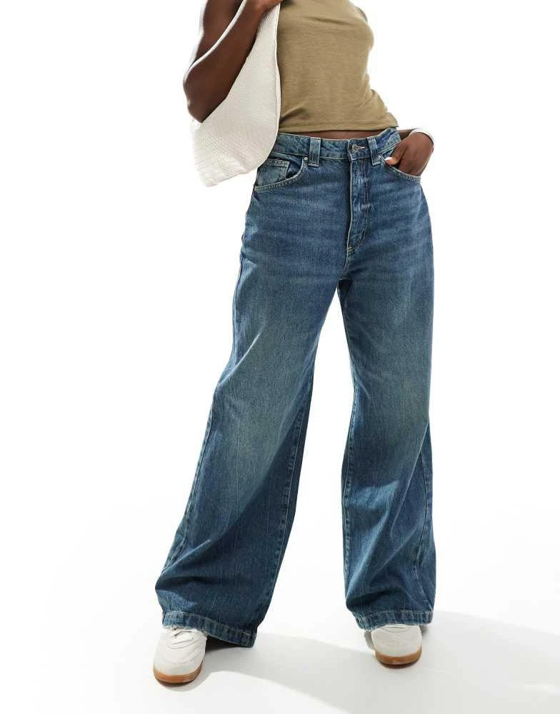Cotton:On Cotton On super baggy jeans in blue dusk denim 1