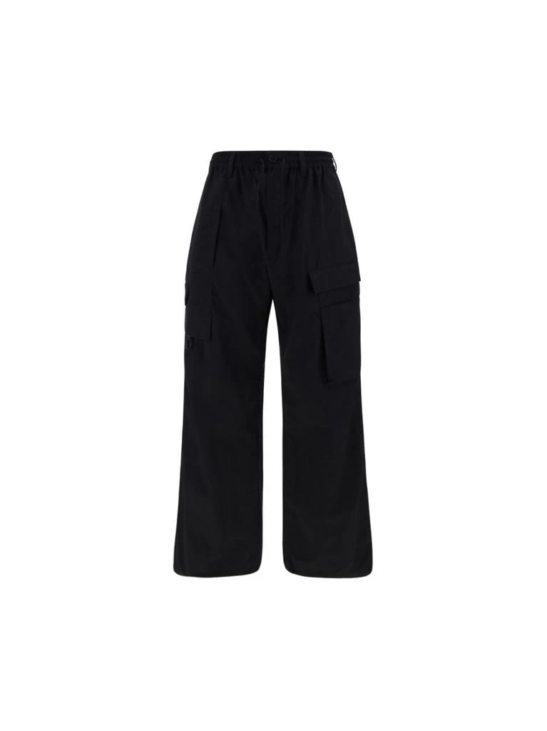 Y-3 Y-3 Loose-Fit Straight Hem Pants 1