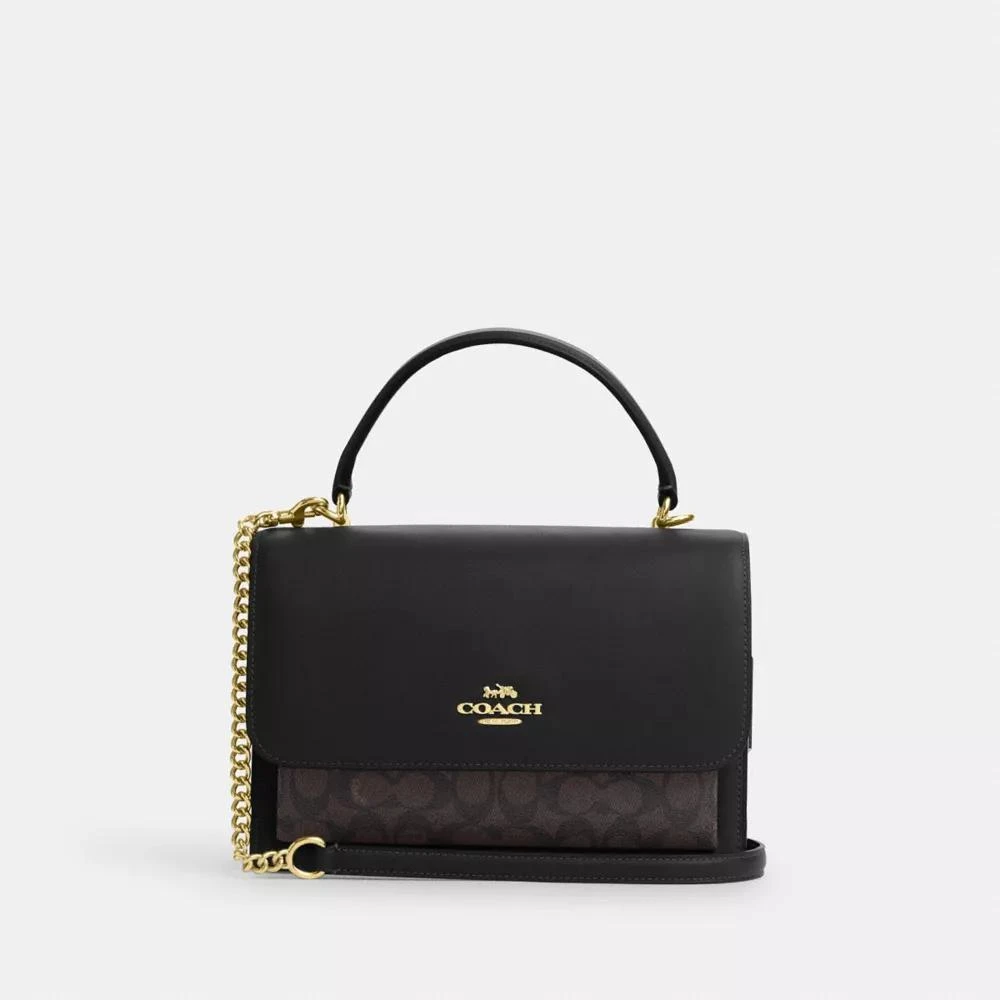 Coach Klare Top Handle Bag In Signature Canvas 1