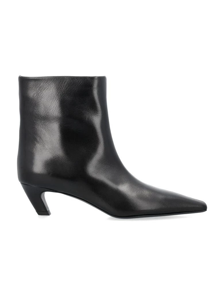 Khaite Khaite Arizona Leather Ankle Boot 1