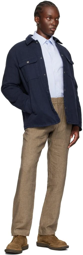 Sunspel Blue Oxford Shirt 4
