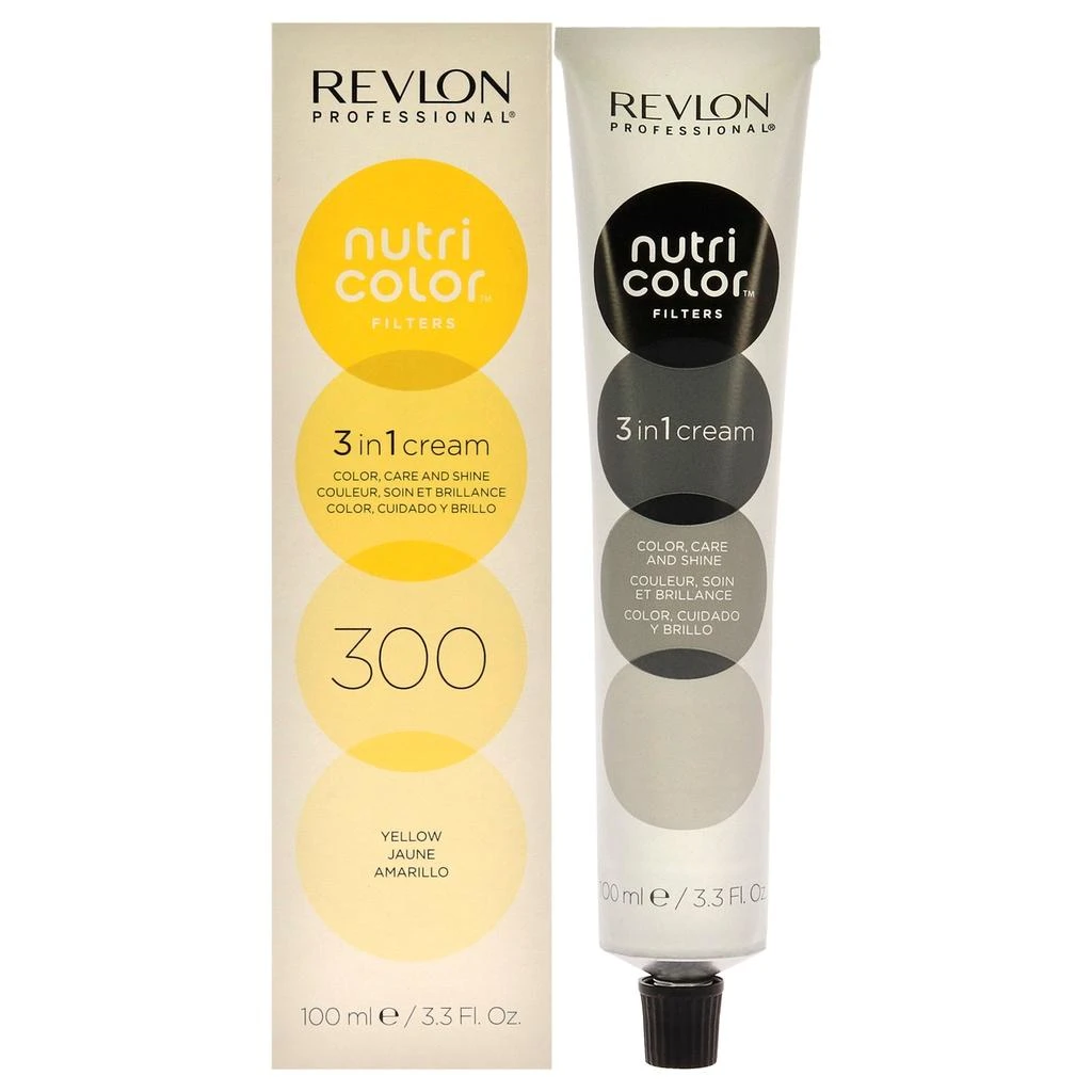 Revlon Nutri Color Cream - 300 Yellow by for Unisex - 3.4 oz Hair Color
