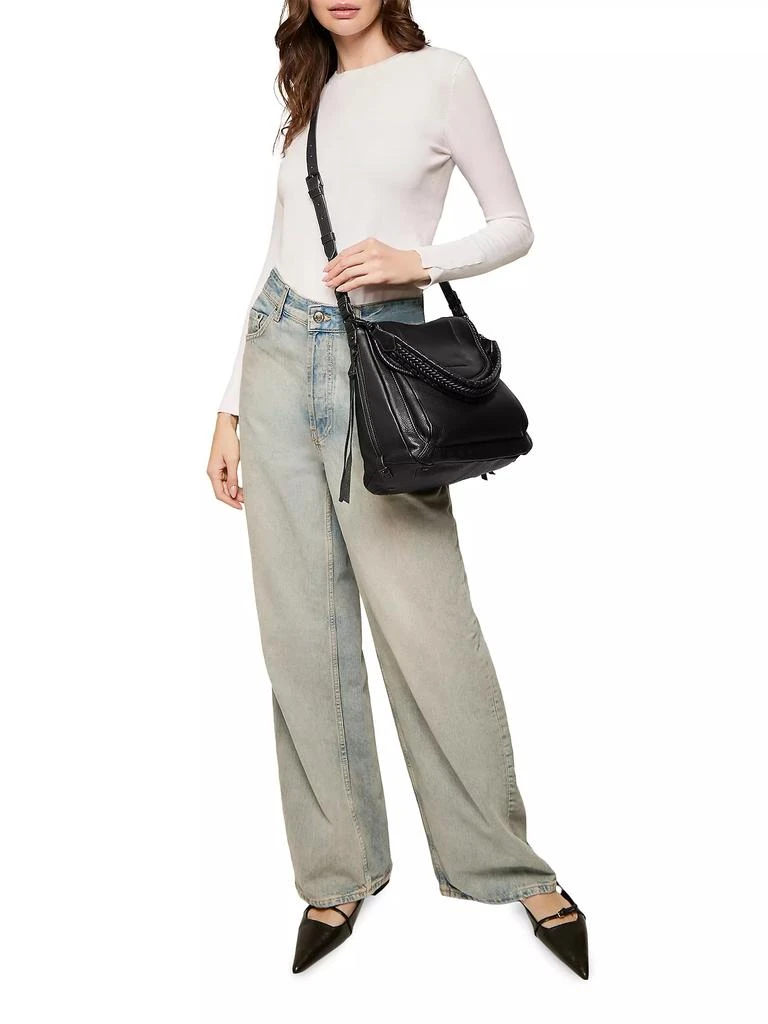 Aimee Kestenberg All For Love Zip Leather Convertible Crossbody Bag 2