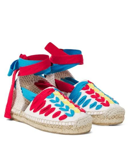 Stella McCartney Embroidered espadrille sandals