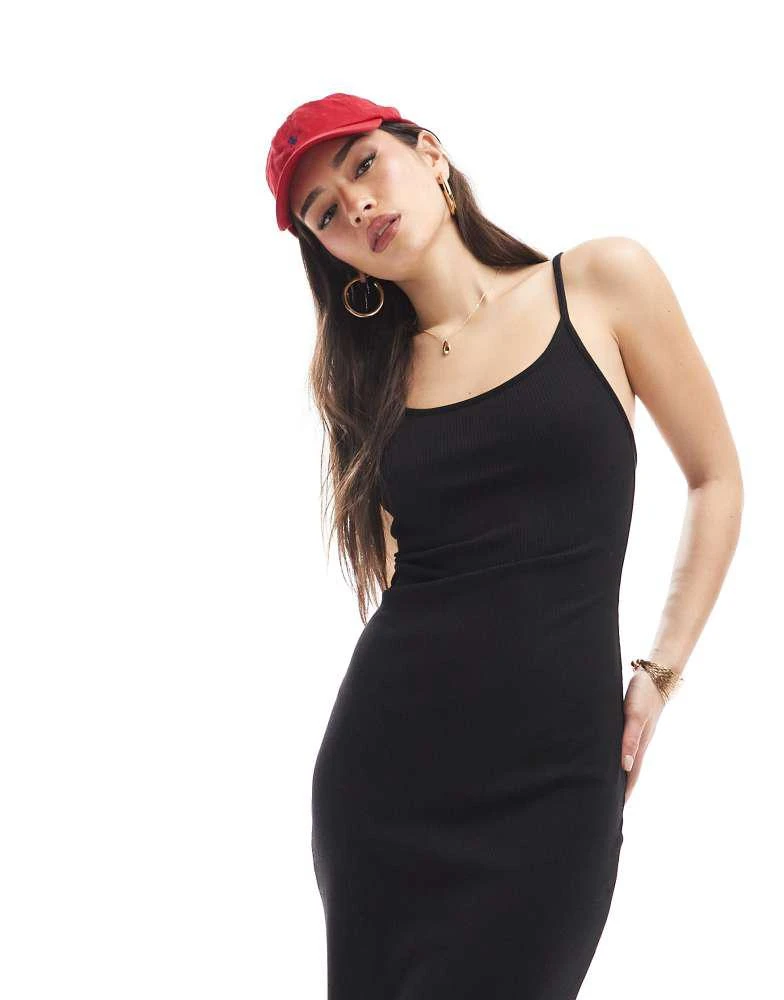 Cotton:On Cotton on Byron low back maxi dress in black 3