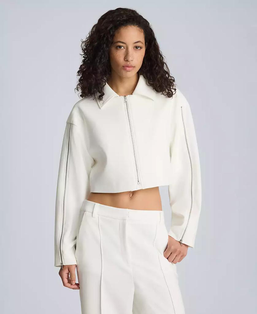 【clore＋】Airy Soft-Sheer Blouson ホワイト CLORE＋ クロレ Airy Soft-Sheer Blouson - メルカリ