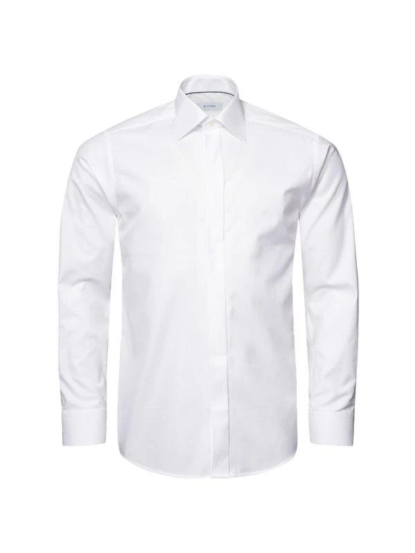 Eton Contemporary-Fit Pin-Dot Piqué Dress Shirt 2