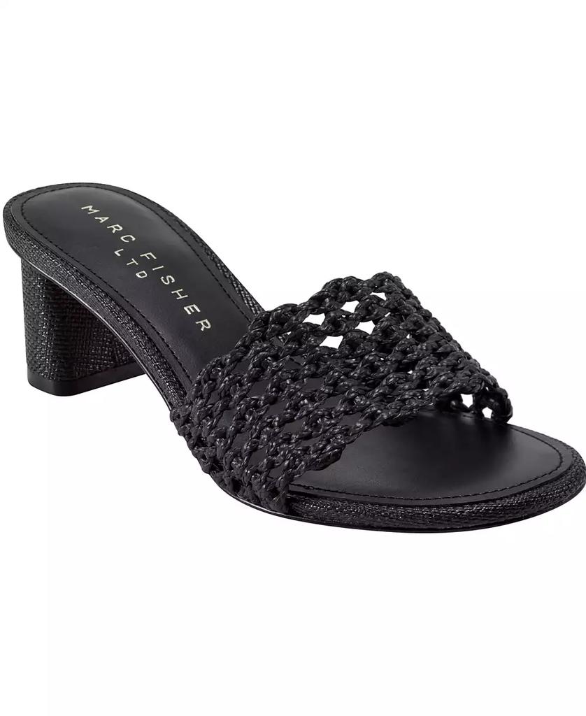 Marc Fisher Women's Jazmine Woven Slip-On Sandals