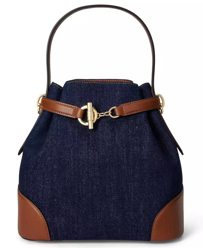 Ralph Lauren Small Denim Blaike Bucket Bag
