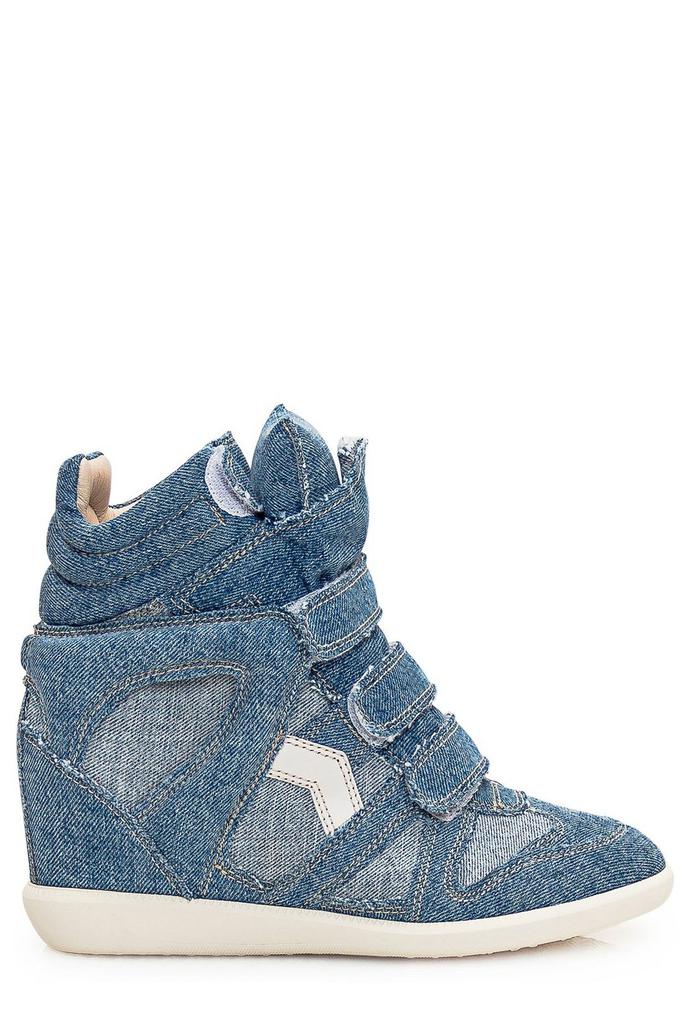 Isabel Marant Isabel Marant Bekett Wedge Heel Denim Sneakers