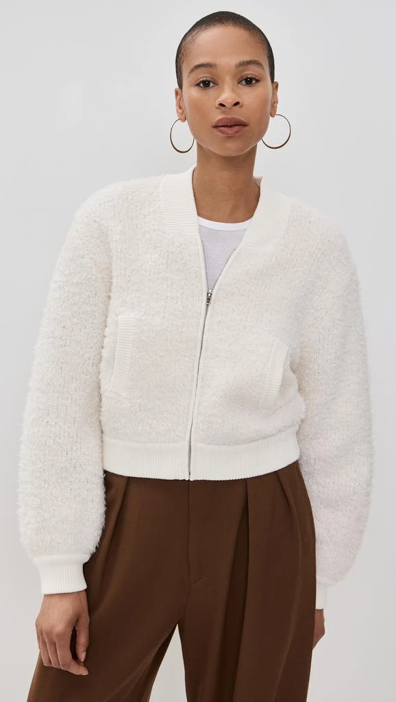 Sablyn Shrunken Sherpa Bomber 1