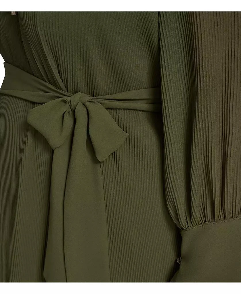 Eliza J Plus Size Pleated Chiffon Dress 6