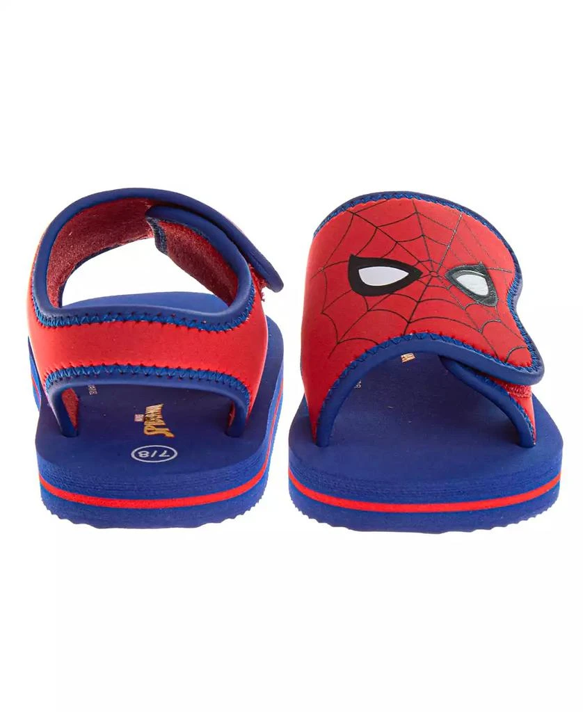 Spider-Man Toddler Boys Hook and Loop Dual Sizes Sandals 5