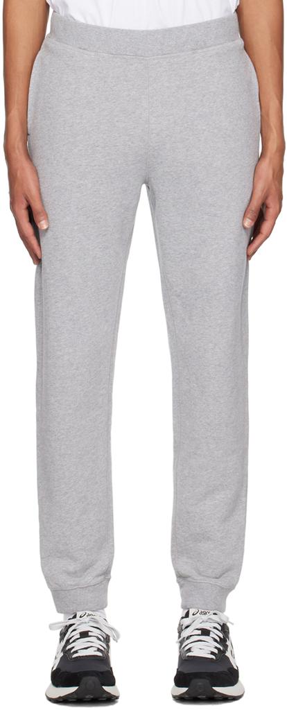 Sunspel Gray Slim-Fit Track Pants