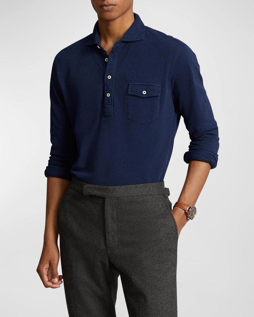Ralph Lauren Men's Classic-Fit Long Sleeve Polo Shirt 1