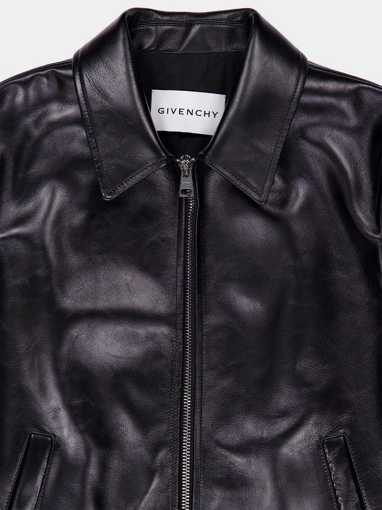 Givenchy Givenchy Zip-Up Leather Biker Jacket 3