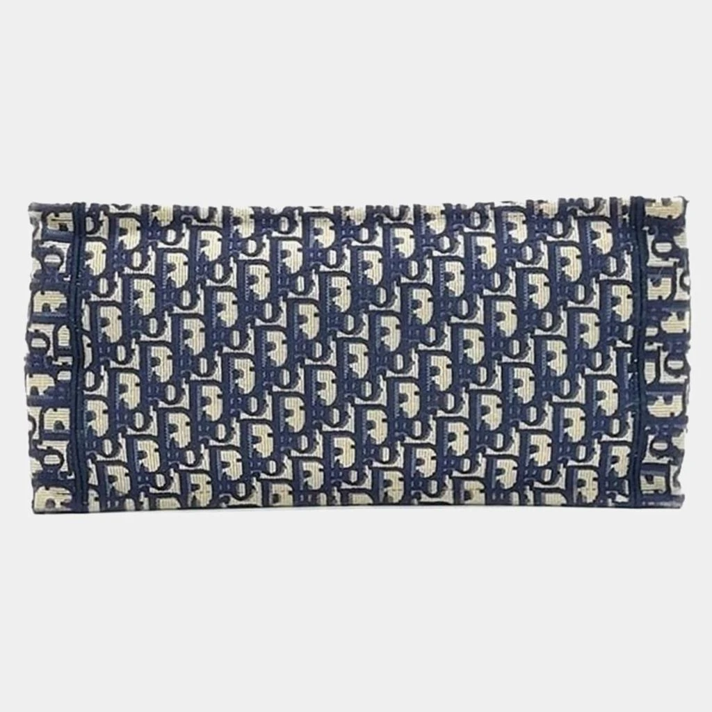 Dior Christian Dior Blue Oblique Canvas Book Tote Bag 4