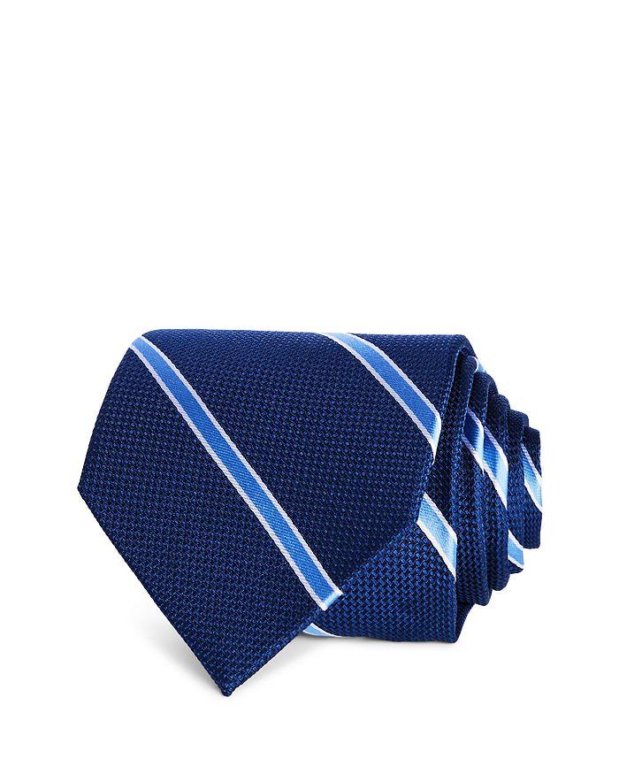 The Men's Store at Bloomingdale's Woven Striped Classic Tie – 100% Exclusive