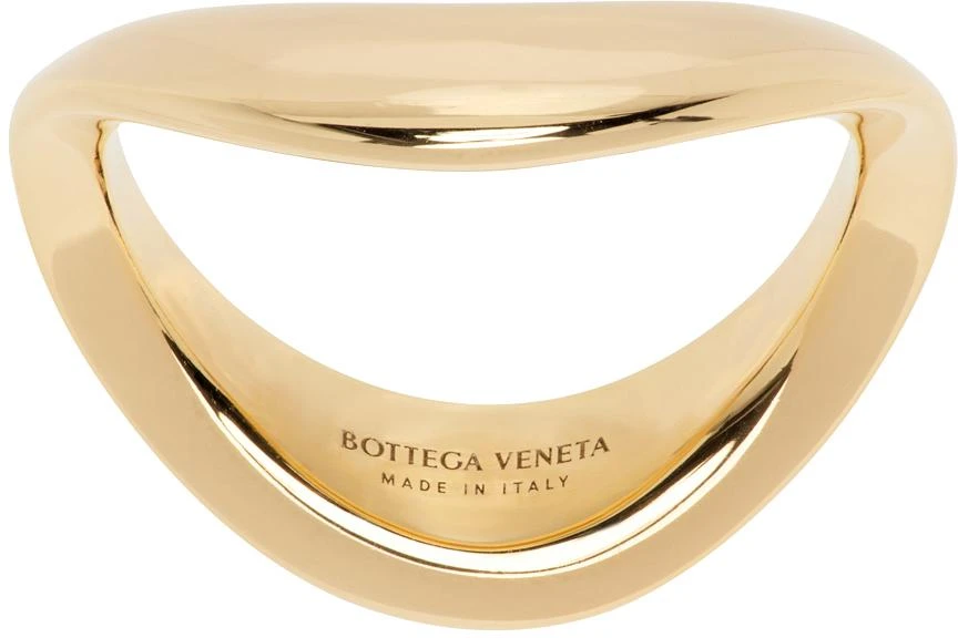 Bottega Veneta Gold Band Ring 1