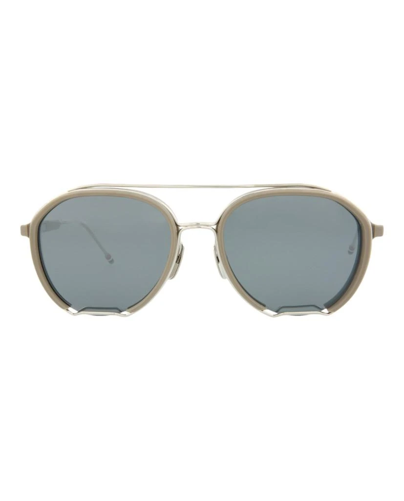 Thom Browne Aviator-Frame Metal Sunglasses 1