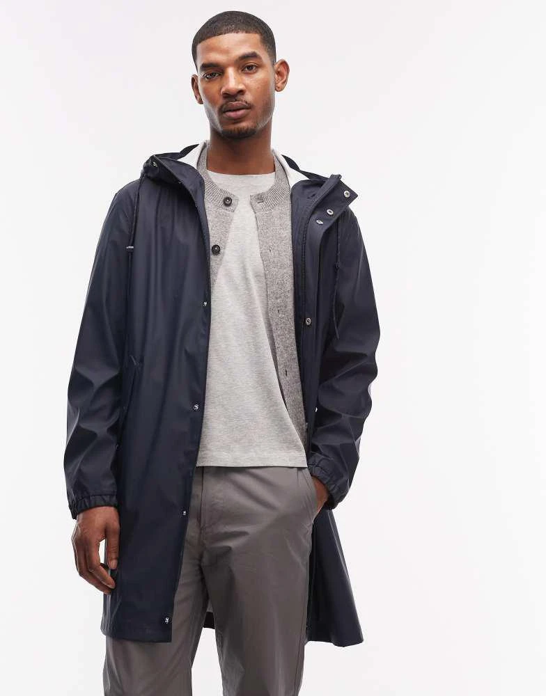 ASOS ASOS DESIGN stormMAX™  waterproof parka in navy