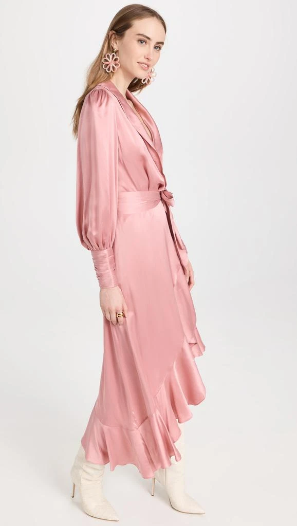 Zimmermann Silk Wrap Midi Dress 3