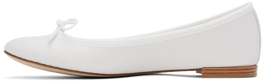 Repetto White Cendrillon Ballerina Flats 3