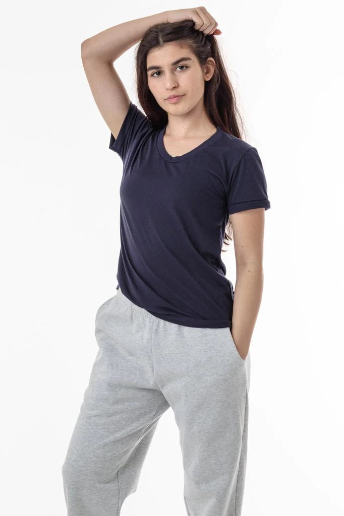 Los Angeles Apparel FF3001 - Short Sleeve Cotton-Poly T-Shirt 5
