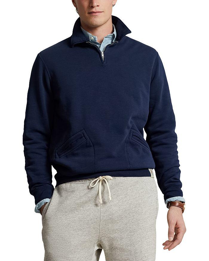 Polo Ralph Lauren Cotton Blend Fleece Quarter Zip Sweatshirt
