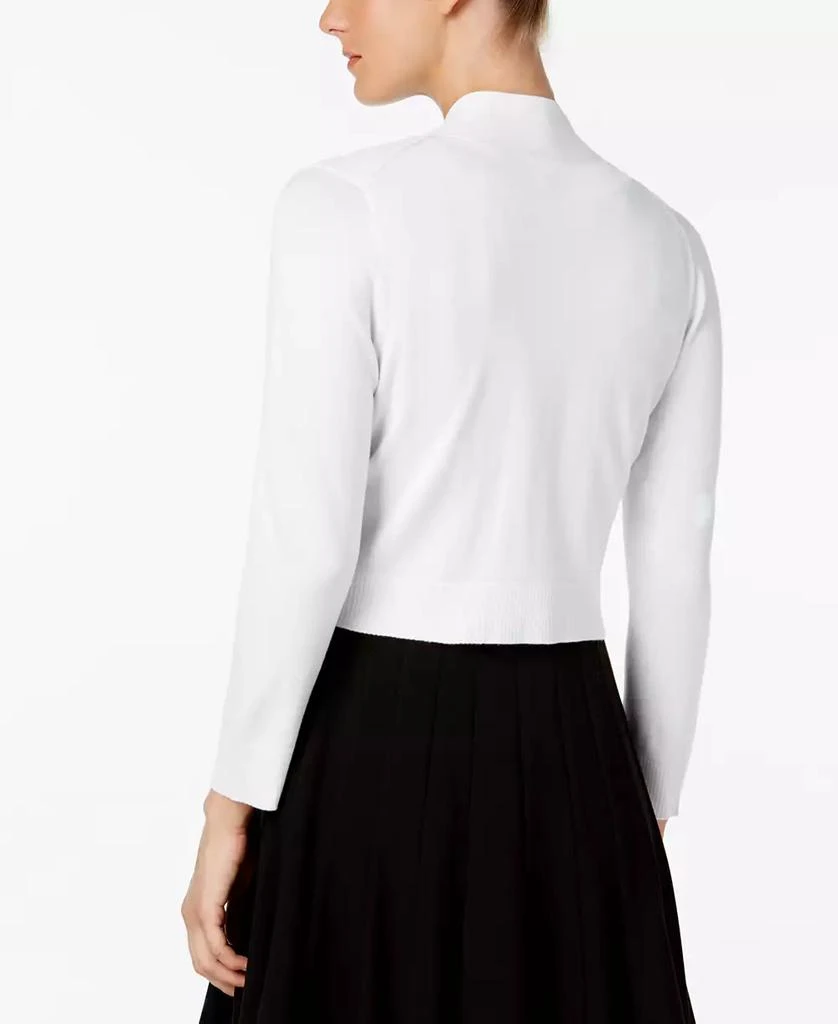Calvin Klein Cropped Open-Front Cardigan 2