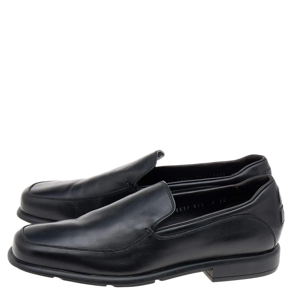 Salvatore Ferragamo Salvatore Ferragamo Black Leather Slip On Penny Loafers Size 41 4