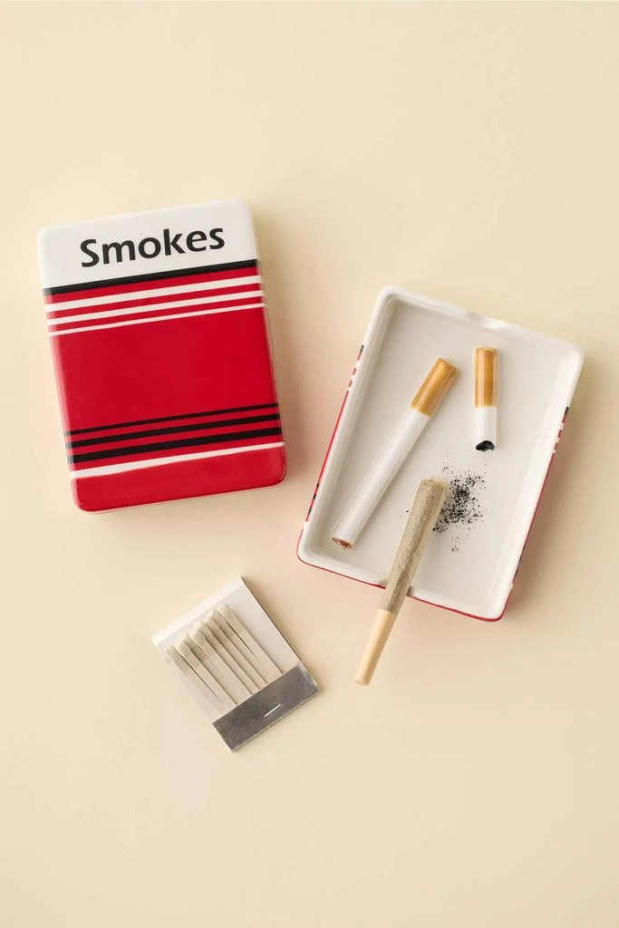 Urban Outfitters Cigarettes Lidded Ceramic Ashtray