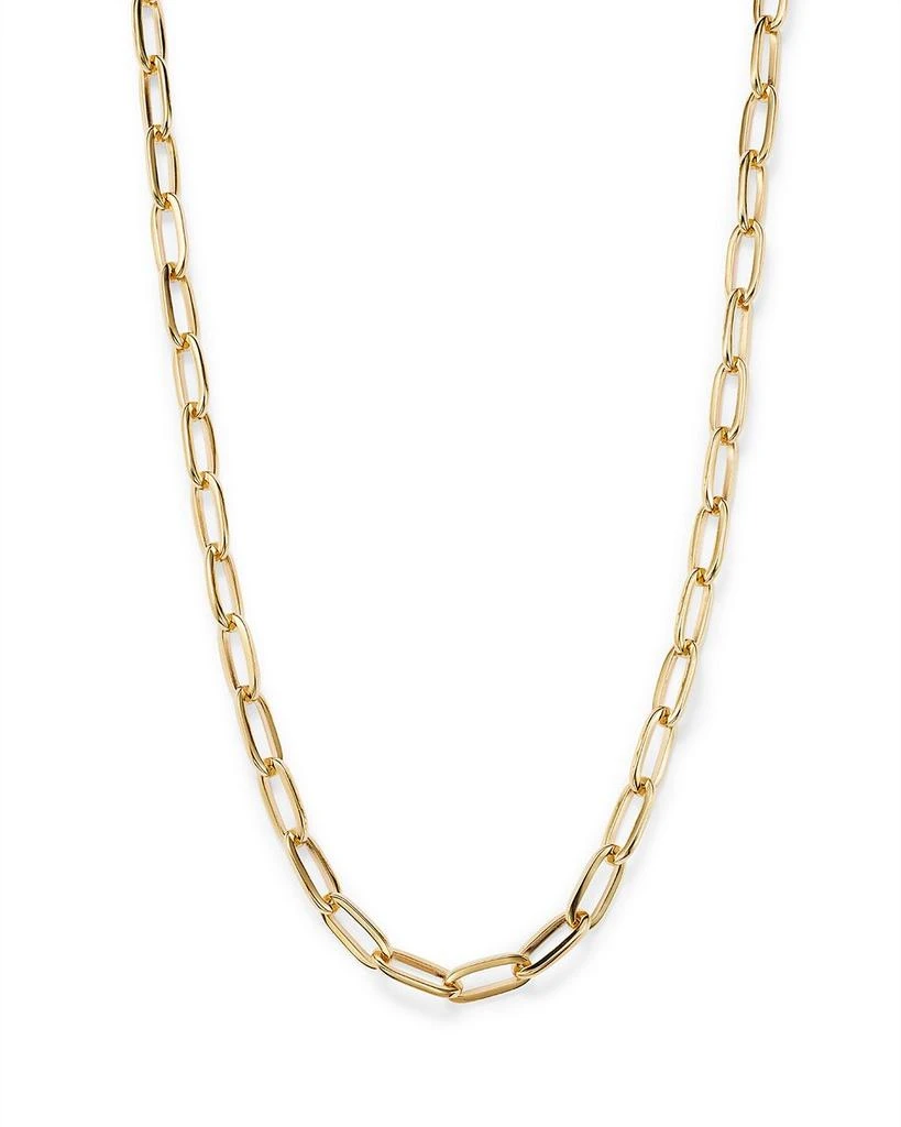 Alberto Amati 14K Yellow Gold Oval Link Chain Necklace, 18" - Exclusive 1